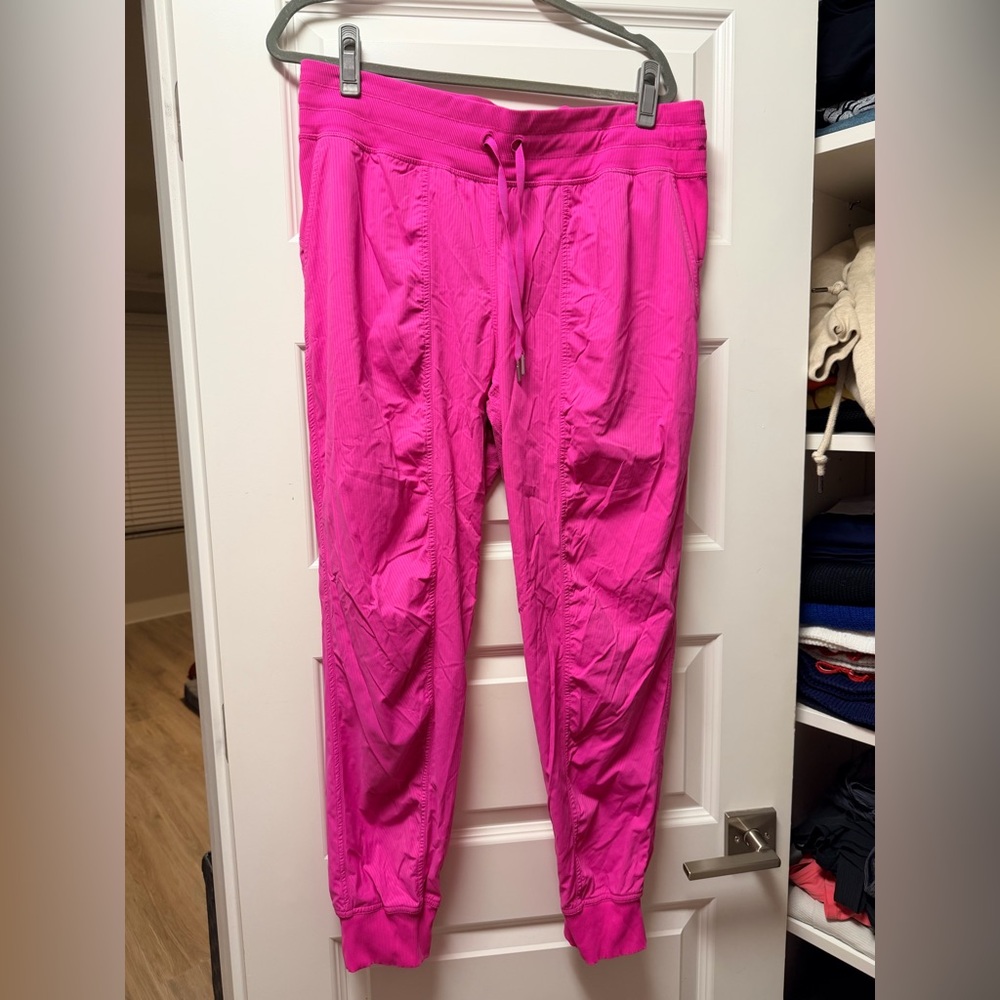 Lululemon Bright Pink Jogger Pants